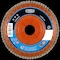 Tryolit Abrasives TYROLIT Premium LONGLIFE Trimmable Flap Disc, 7" x 7/8", Type 27, ZA 60 Grit 680389 - alternate 1